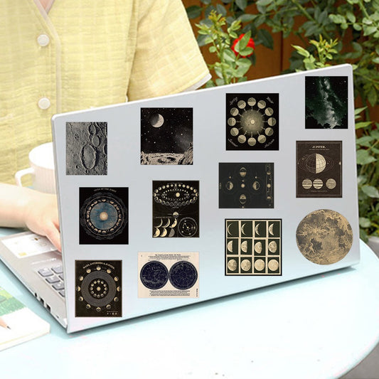 Kit de Adesivos Universo & Lua – 50 Peças