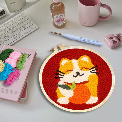 Kit de Bordado com Agulha Mágica — Animais