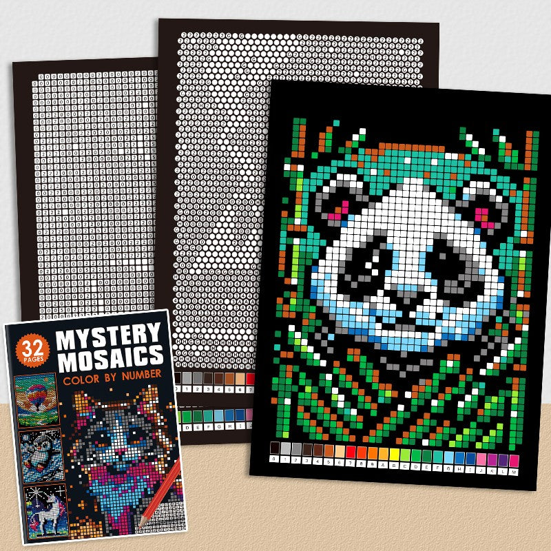 Livro de Pintura por Números — Pixel Art