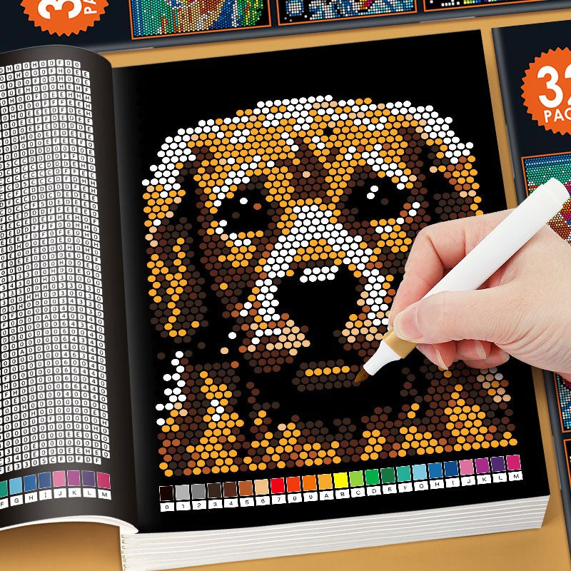 Livro de Pintura por Números — Pixel Art
