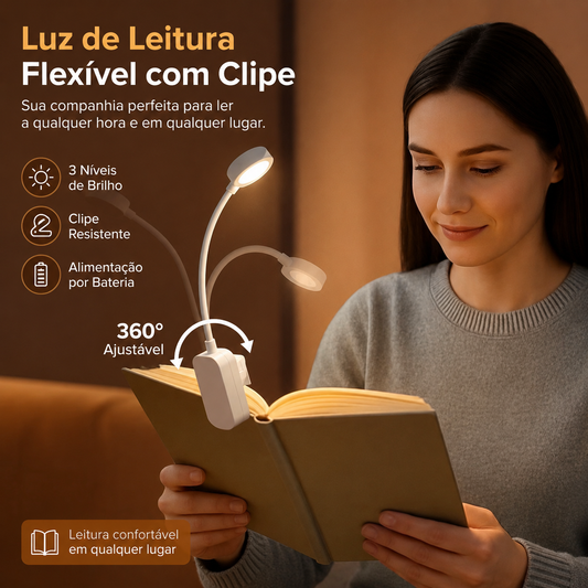 Luz de Leitura Flexível