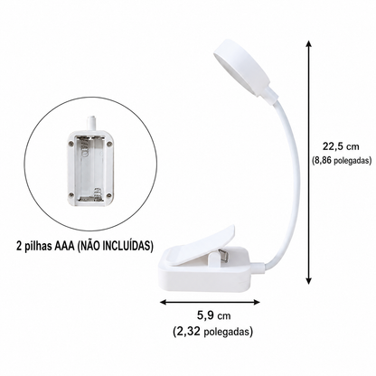 Luz de Leitura Flexível