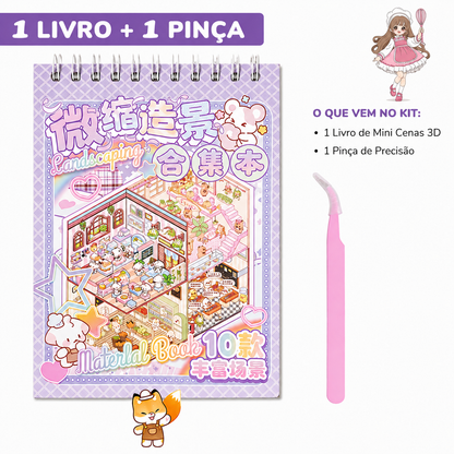 Livro Criativo de Mini Cenas 3D