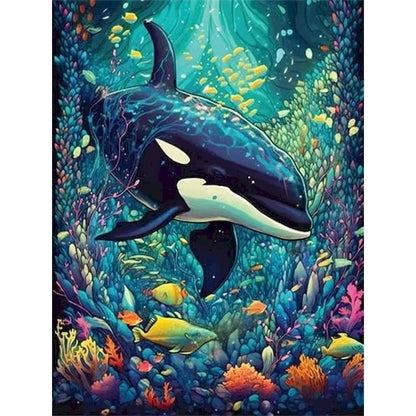 Kit Pintura por Números — Fundo do Mar