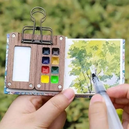 Mini Kit de Aquarela Portátil