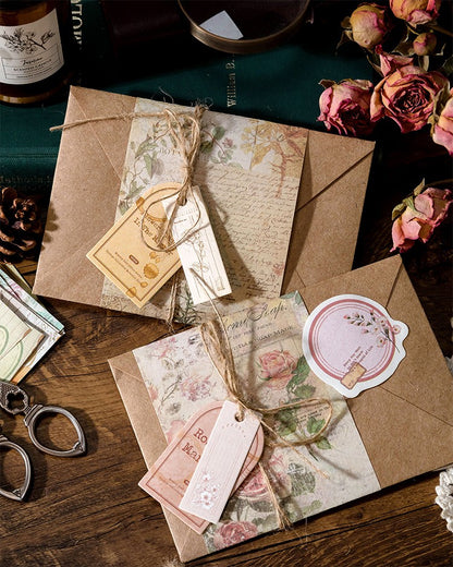 Kit de Papéis Decorativos para Journaling e Scrapbook – 100 Peças