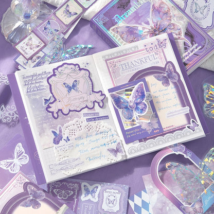Kit Criativo para Journaling e Scrapbook — Borboletas