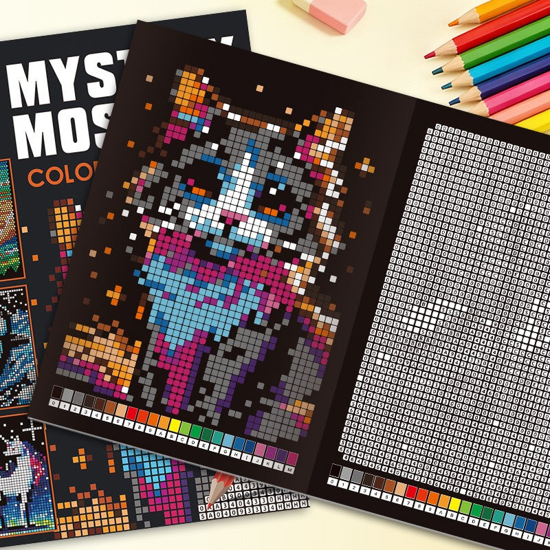 Livro de Pintura por Números — Pixel Art