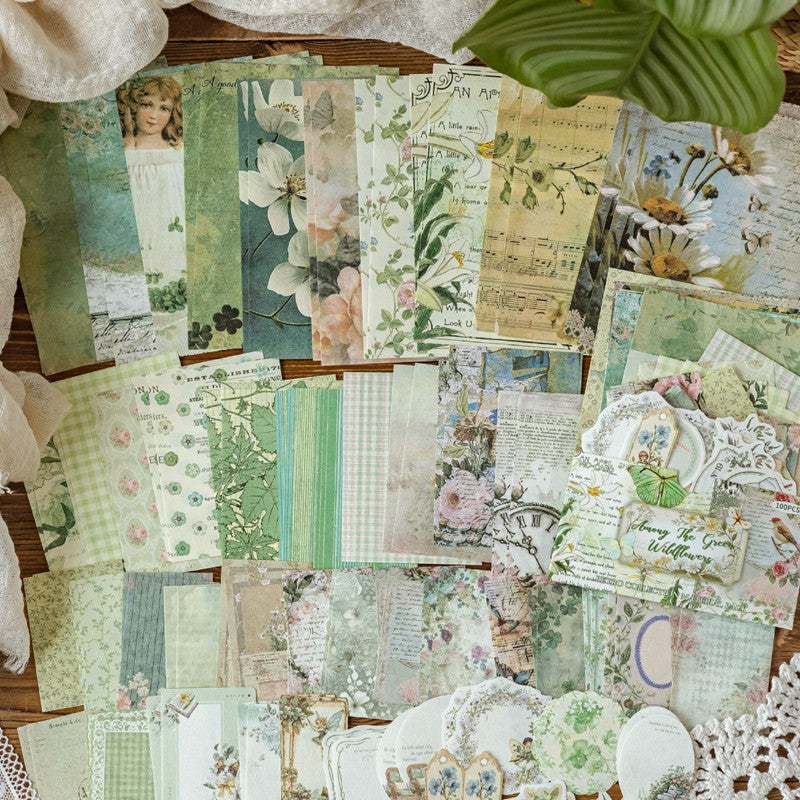 Kit de Papéis Decorativos para Journaling e Scrapbook – 400 Peças