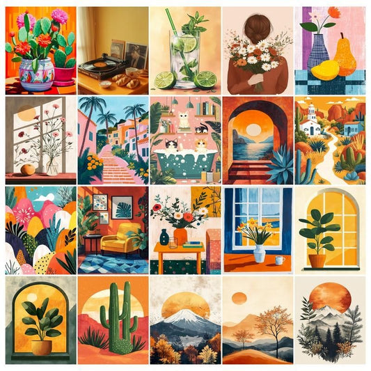 Kit Pintura por Números — Arte Moderna
