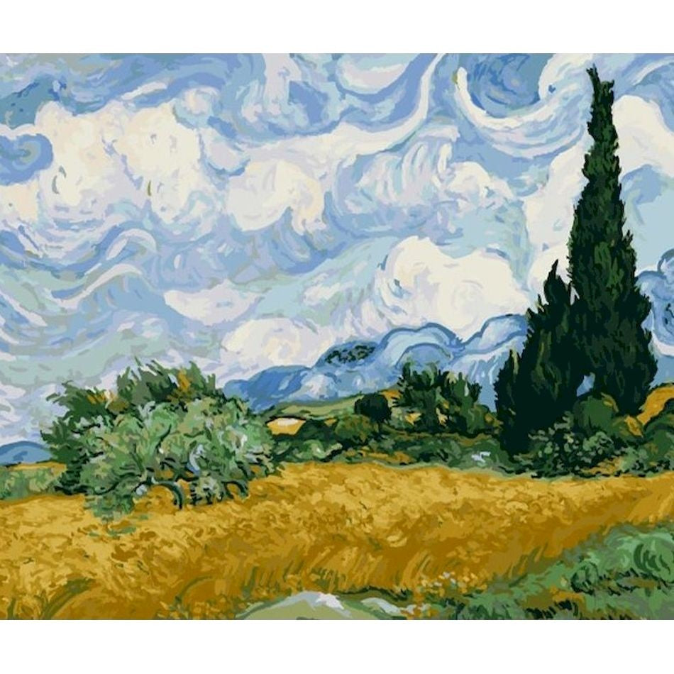 Kit Pintura por Números — Flores & Arte