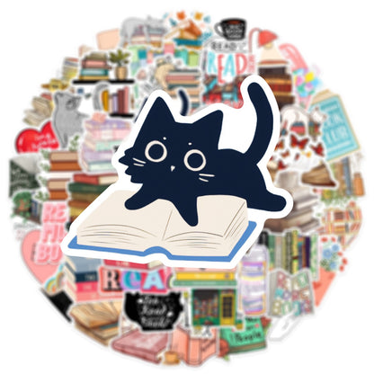 Kit de Adesivos Book Lover – 50 Peças