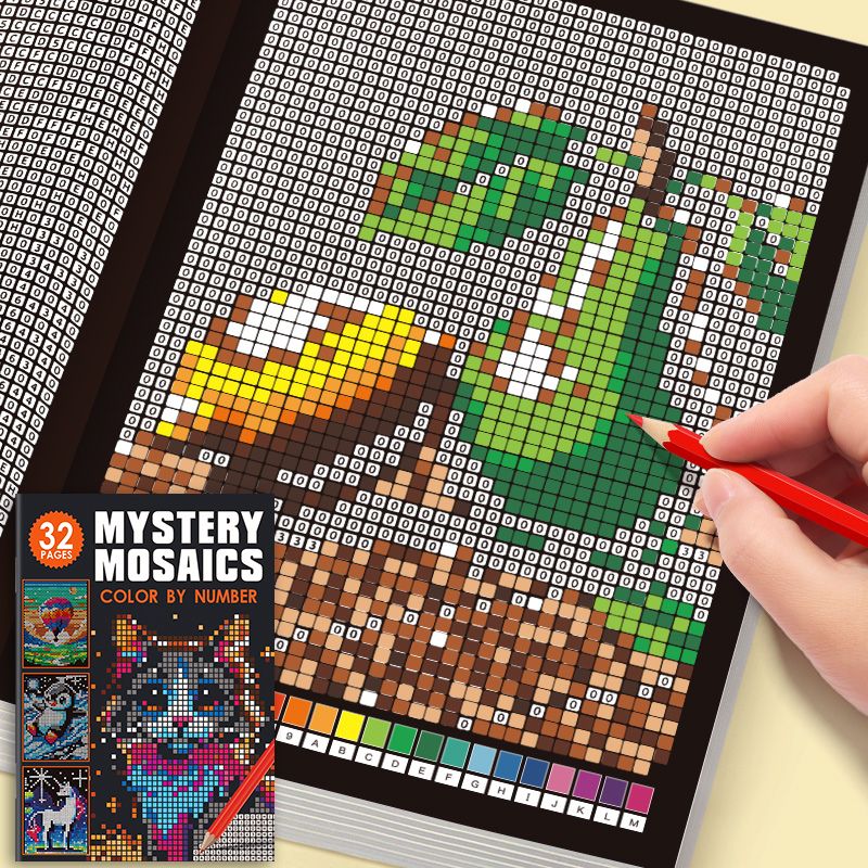 Livro de Pintura por Números — Pixel Art