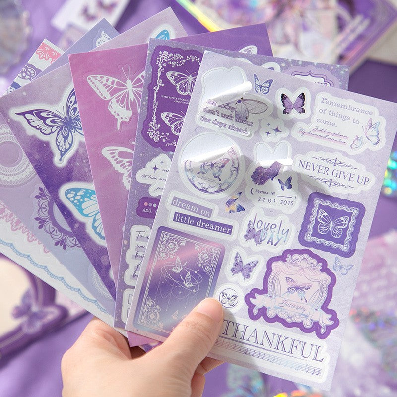 Kit Criativo para Journaling e Scrapbook — Borboletas