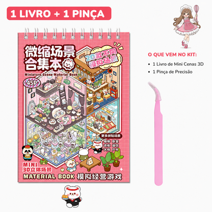 Livro Criativo de Mini Cenas 3D