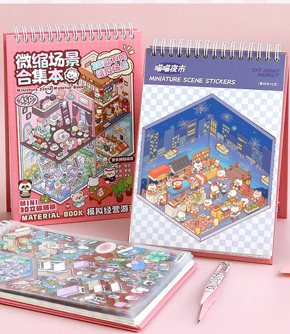Livro Criativo de Mini Cenas 3D