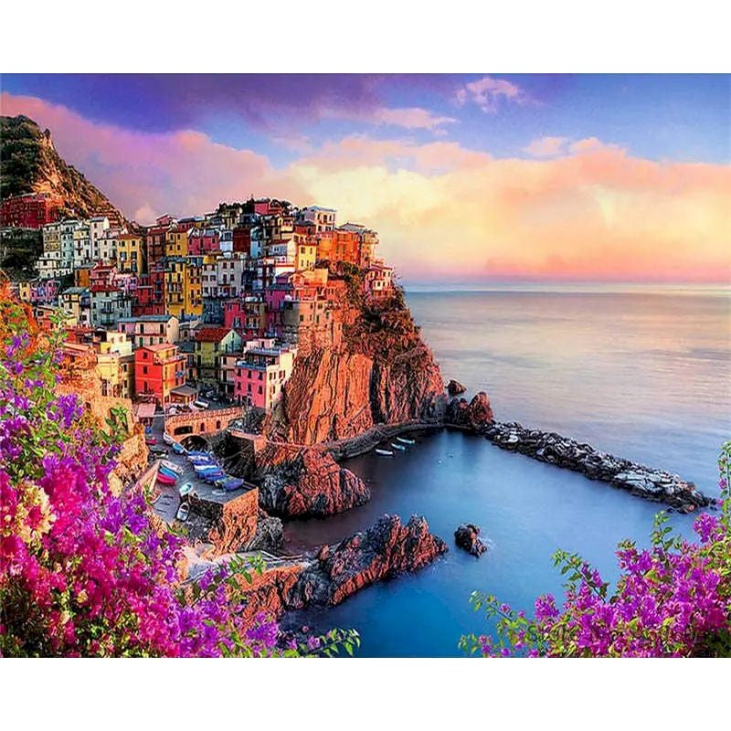 Kit Pintura por Números — Cidades & Paisagens