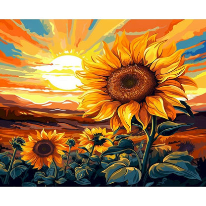 Kit Pintura por Números — Flores & Arte