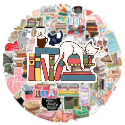 Kit de Adesivos Book Lover – 50 Peças