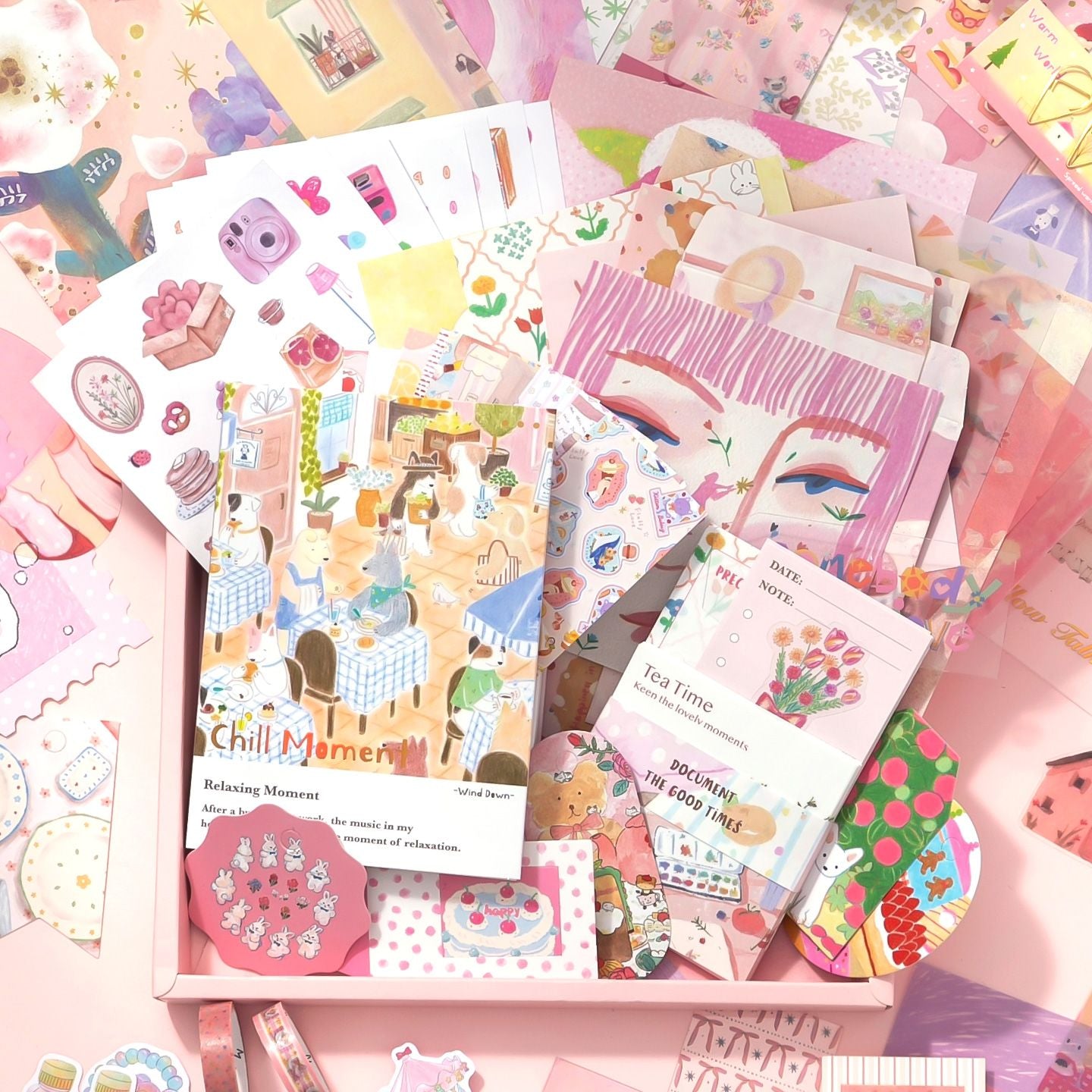 Kit Criativo para Journaling e Scrapbook — Doce