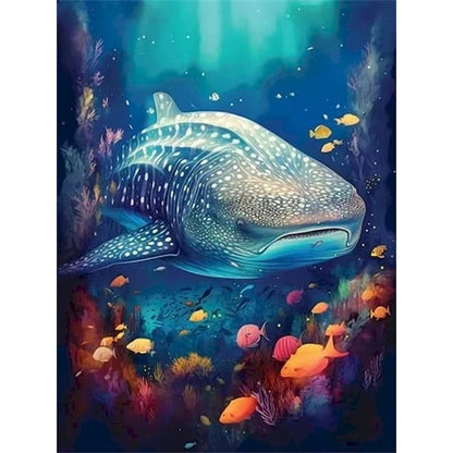 Kit Pintura por Números — Fundo do Mar