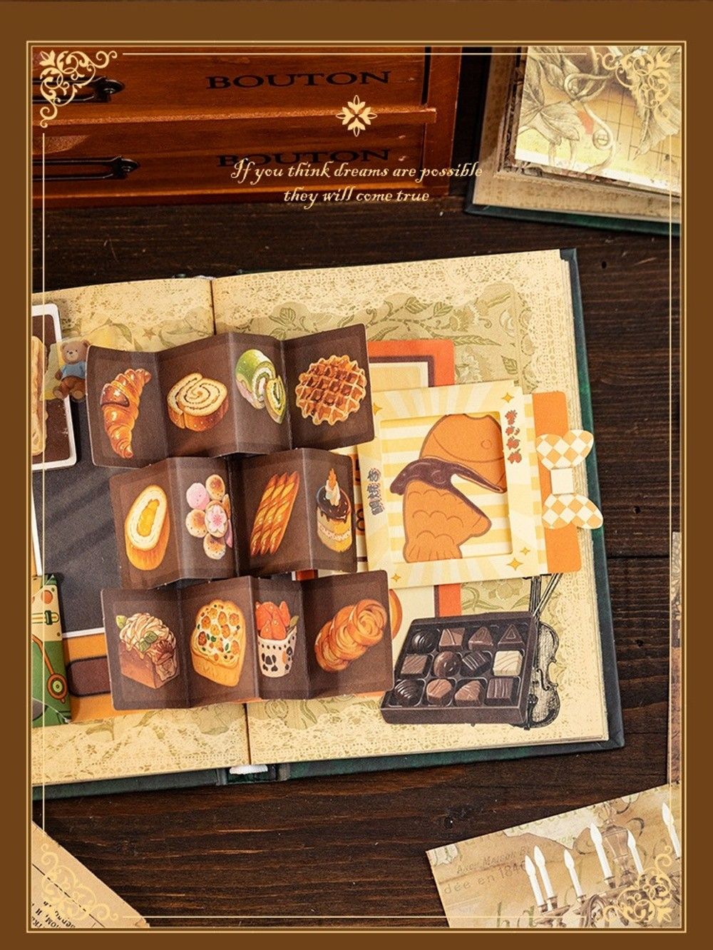 Caderno Vintage de Memórias