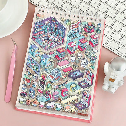 Livro de Colagem Mini Mundos – 45 Peças