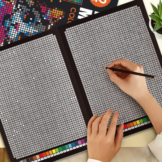 Livro de Pintura por Números — Pixel Art
