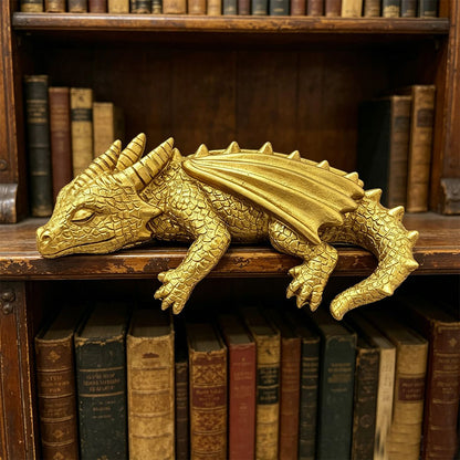 Dragão Decorativo para Estante de Livros