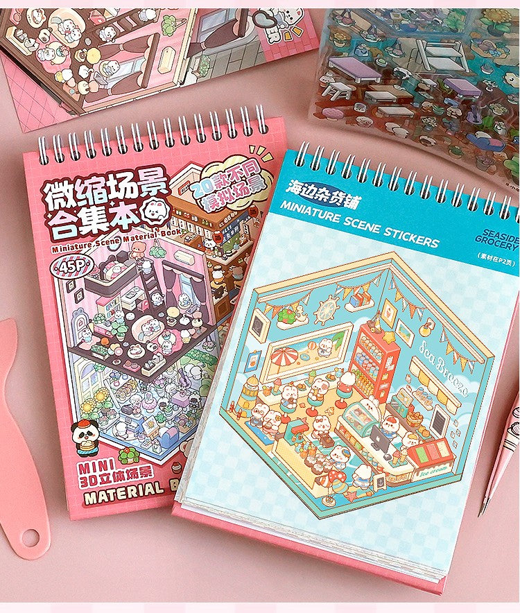 Livro Criativo de Mini Cenas 3D