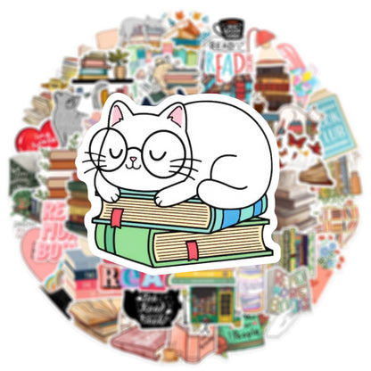 Kit de Adesivos Book Lover – 50 Peças