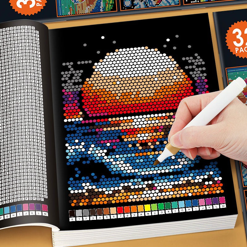 Livro de Pintura por Números — Pixel Art