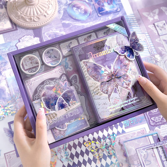 Kit Criativo para Journaling e Scrapbook — Borboletas