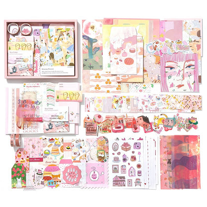 Kit Criativo para Journaling e Scrapbook — Doce