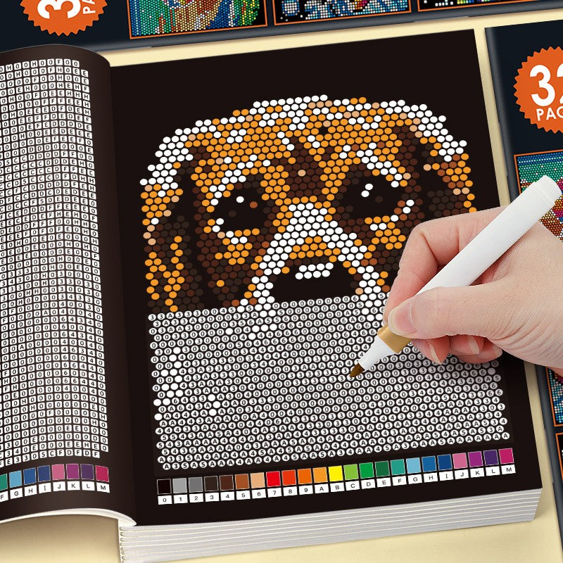 Livro de Pintura por Números — Pixel Art