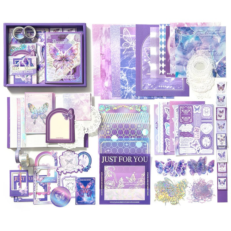 Kit Criativo para Journaling e Scrapbook — Borboletas