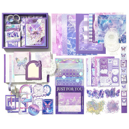 Kit Criativo para Journaling e Scrapbook — Borboletas