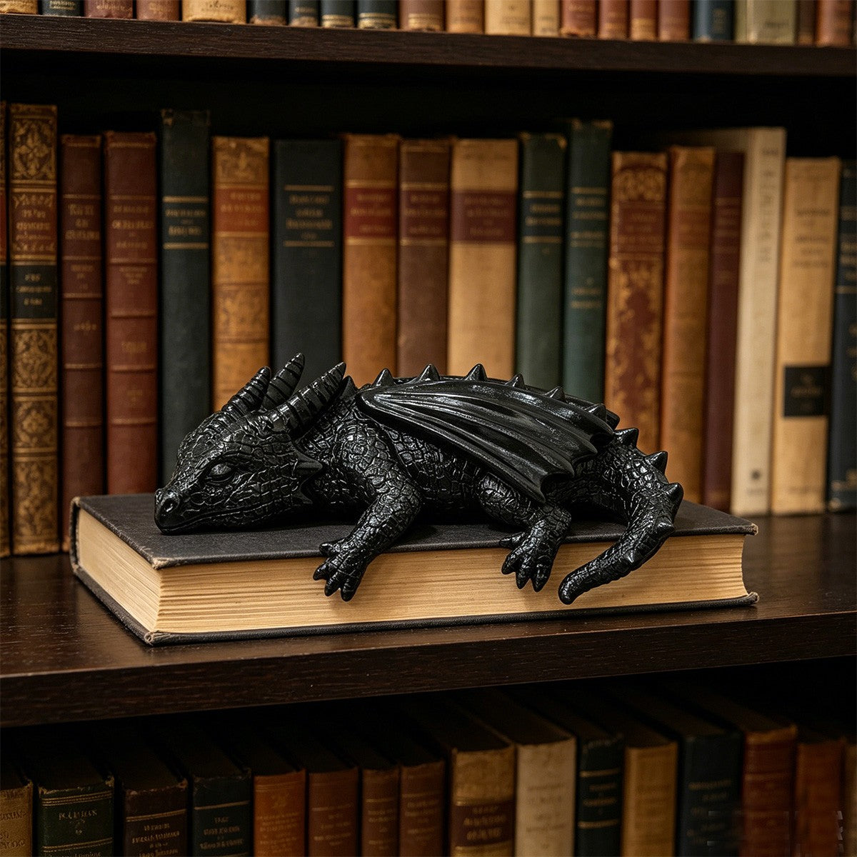 Dragão Decorativo para Estante de Livros