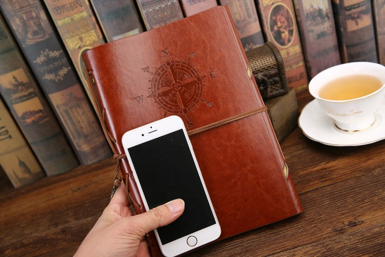 Caderno Vintage de Viagem