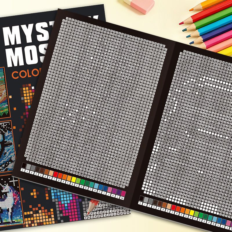 Livro de Pintura por Números — Pixel Art