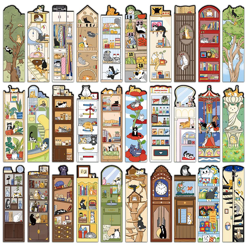 Marcadores Mundo dos Livros — Kit com 30
