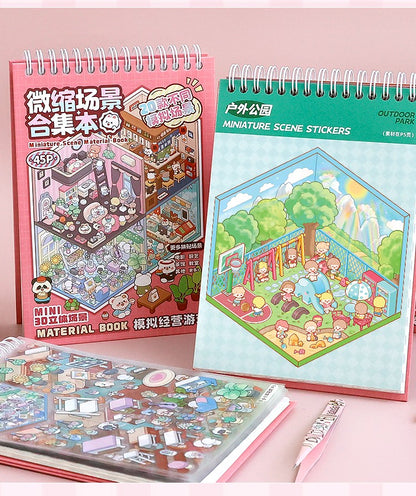 Livro Criativo de Mini Cenas 3D