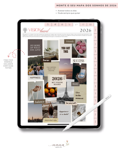 Planner Digital 2026 - Completo