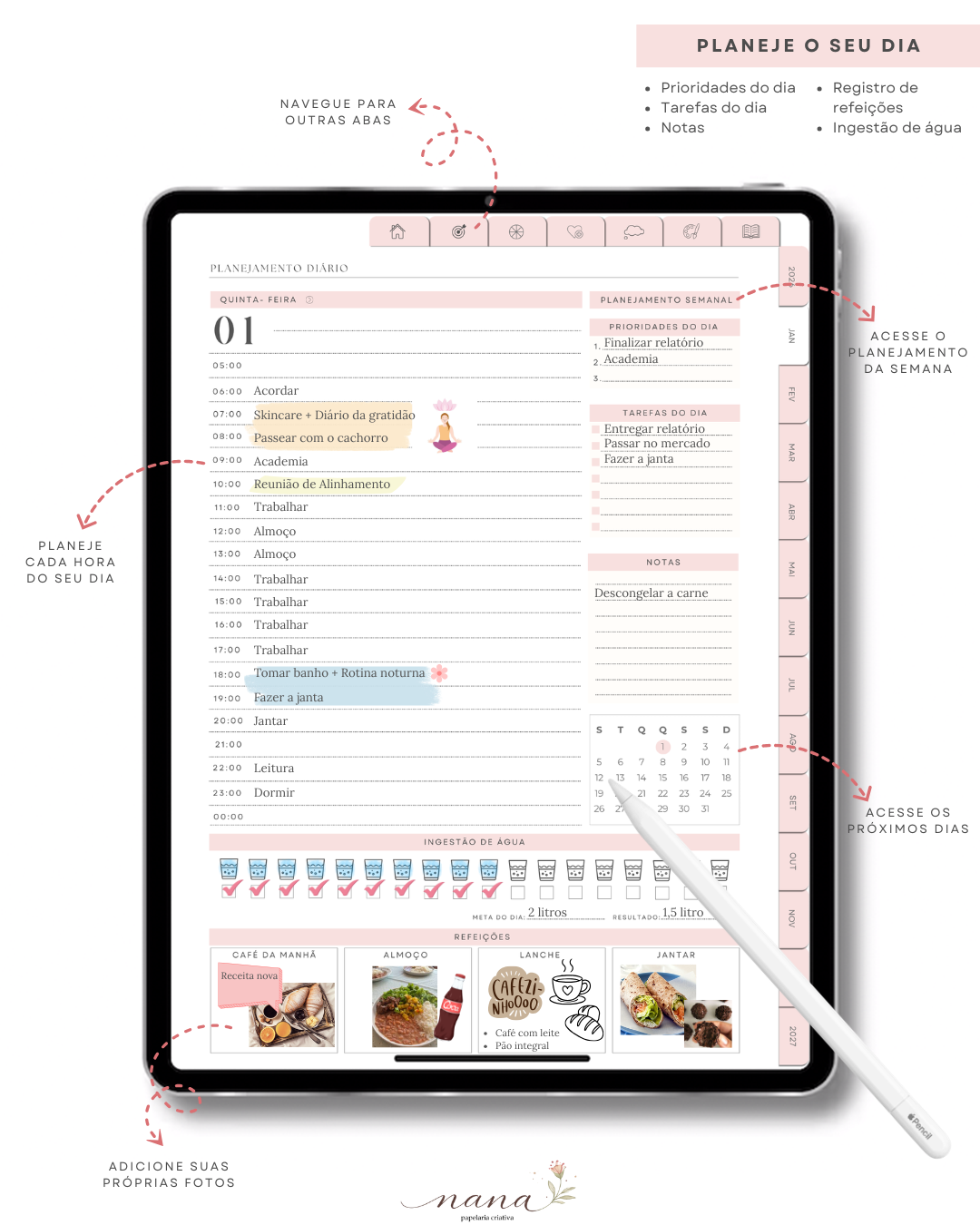 Planner Digital 2026 - Completo