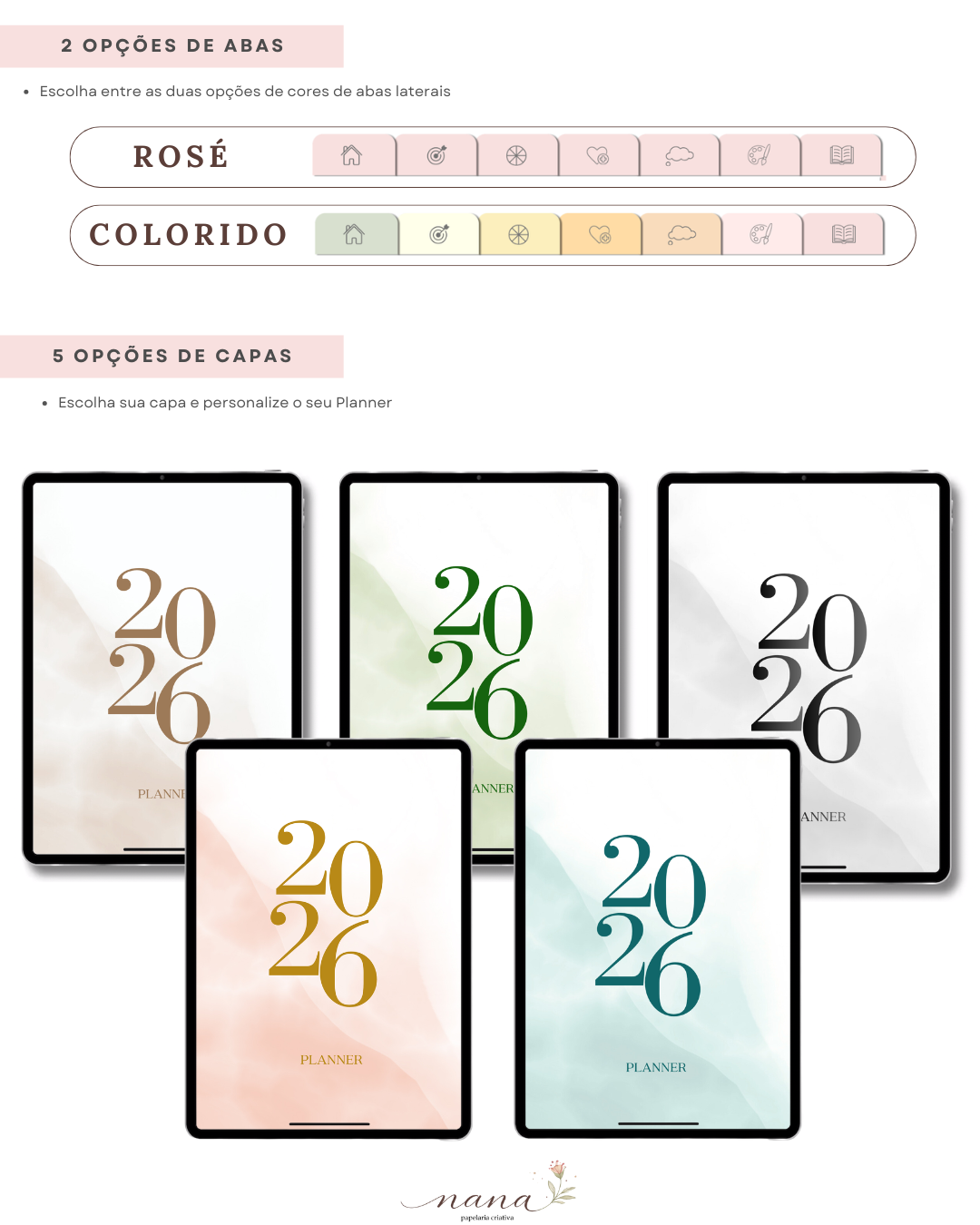 Planner Digital 2026 - Completo