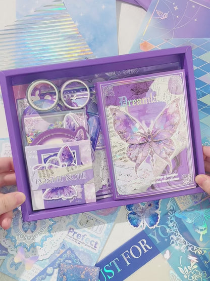 Kit Criativo para Journaling e Scrapbook — Borboletas